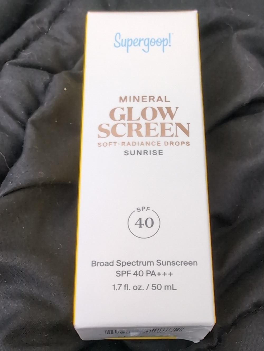 Supergoop! Mineral Glowscreen Soft-Radiance Drops SPF 40 - New In Box